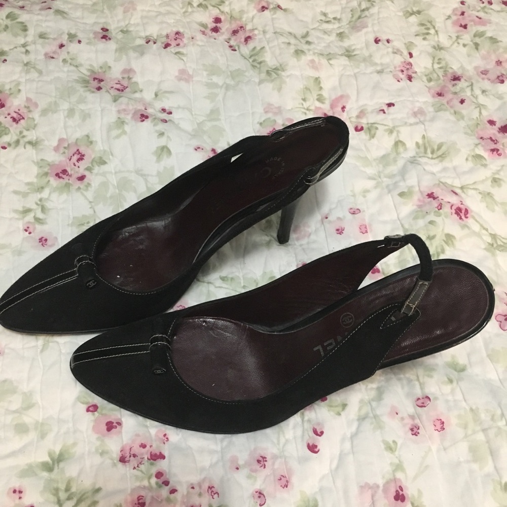 Chanel sling back shoes